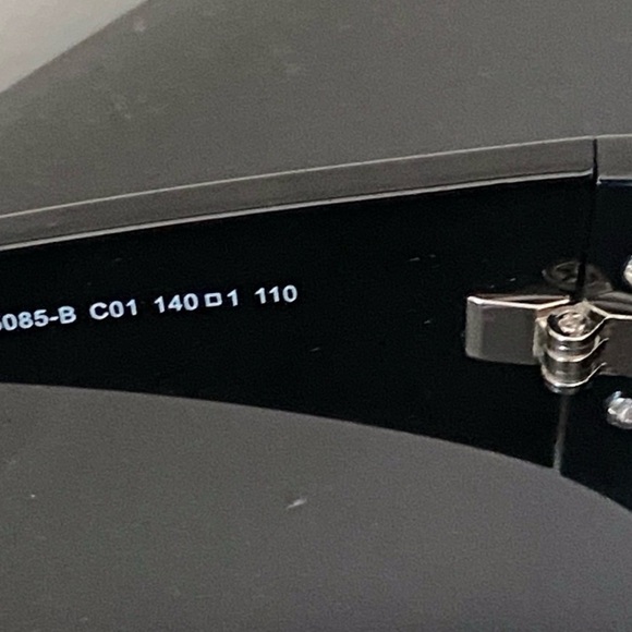 Vintage Chanel Black Rhinestones Shield Sunglasses Shield lens has been replaced